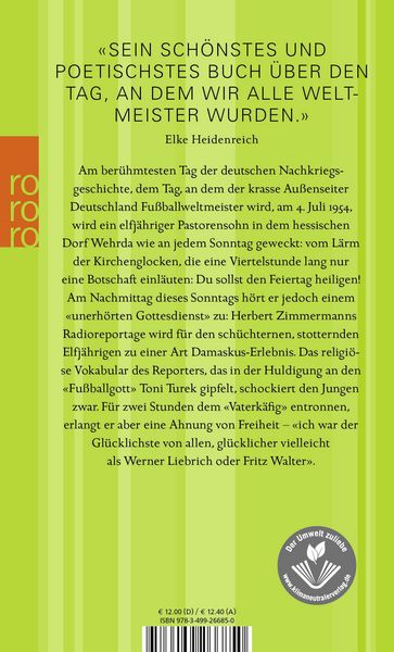 Produktbild: Der Sonntag, an dem ich Weltmeister wurde