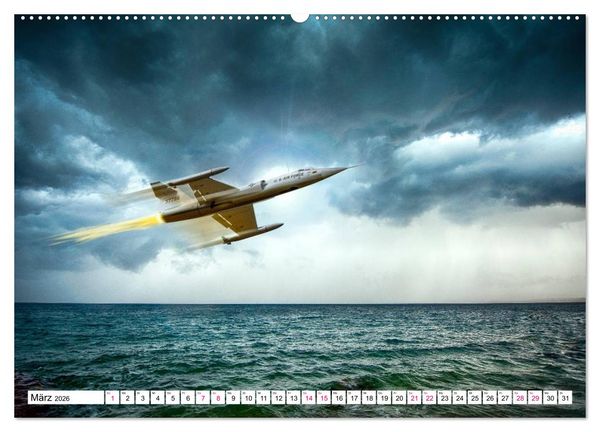 Produktbild: Modellflug in Szene gesetzt (Wandkalender 2026 DIN A2 quer), CALVENDO Monatskalender