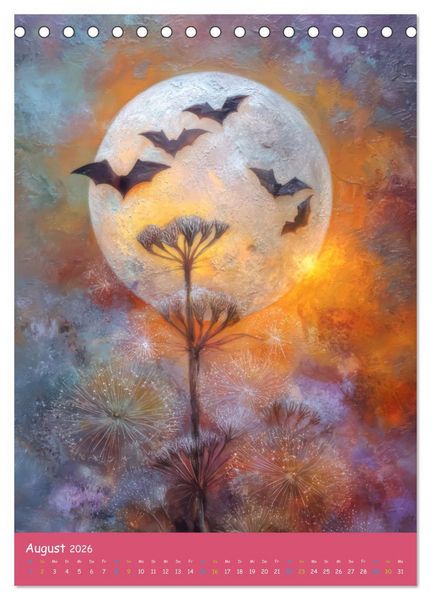Produktbild: Vollmond - Im Bann des Vollmonds (Tischkalender 2026 DIN A5 hoch), CALVENDO Monatskalender