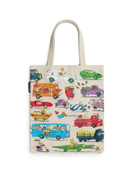 Produktbild: Richard Scarry: Cars and Trucks and Things That Go Tote Bag (Natural Handles)