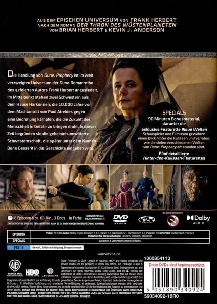 Produktbild: Dune: Prophecy - Staffel 1 [3 DVDs]