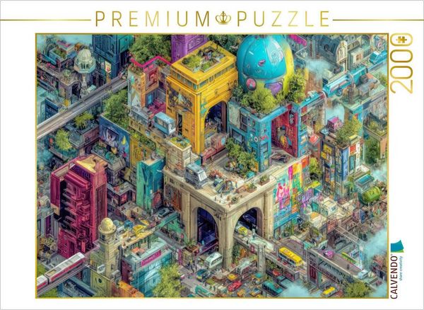 Produktbild: CALVENDO Puzzle Urbanes Leben | 2000 Teile Lege-Gr&ouml;&szlig;e 90x67cm Foto-Puzzle f&uuml;r gl&uuml;ckliche Stunden