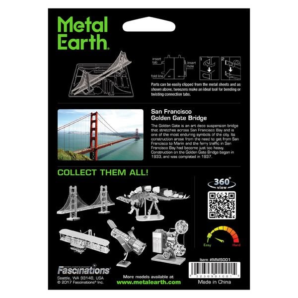 Produktbild: Metal Earth: Golden Gate Bridge