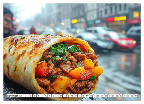 Produktbild: D&ouml;ner macht sch&ouml;ner, t&uuml;rkischer Geschmack von deinem D&ouml;nermann (Wandkalender 2026 DIN A2 quer), CALVENDO Monatskalender