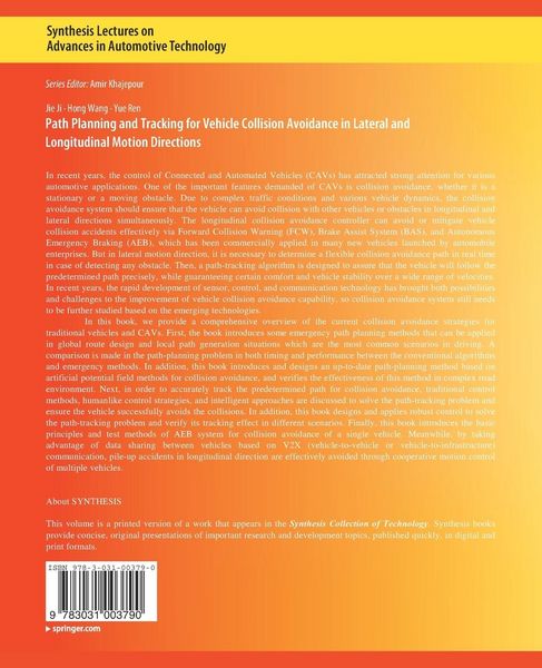 Produktbild: Path Planning and Tracking for Vehicle Collision Avoidance in Lateral and Longitudinal Motion Directions