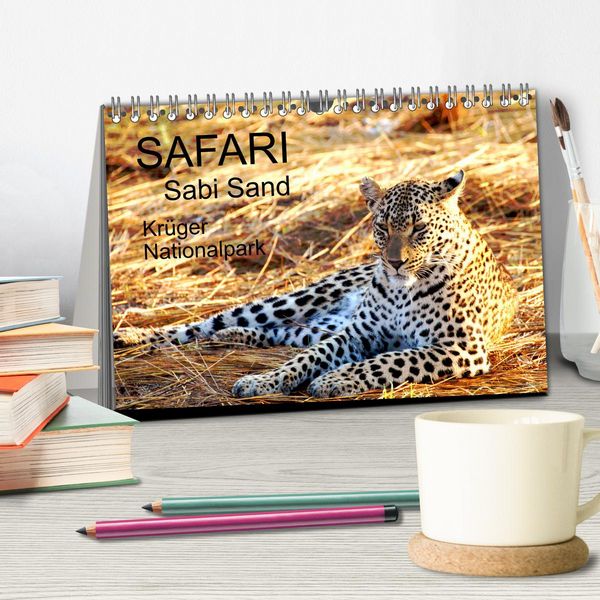 Produktbild: Safari / Afrika (Tischkalender 2026 DIN A5 quer), CALVENDO Monatskalender