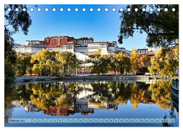 Produktbild: Erlebnis China (Tischkalender 2027 DIN A5 quer), CALVENDO Monatskalender