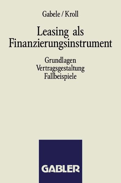 Produktbild: Leasing als Finanzierungsinstrument
