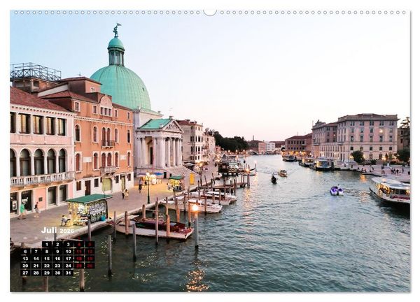 Produktbild: Venedig - Perle in der Lagune (hochwertiger Premium Wandkalender 2026 DIN A2 quer), Kunstdruck in Hochglanz