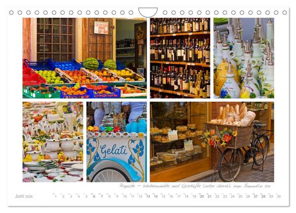 Produktbild: Sehnsucht Gardasee - Mediterranes Flair am Lago di Garda (Wandkalender 2026 DIN A4 quer), CALVENDO Monatskalender