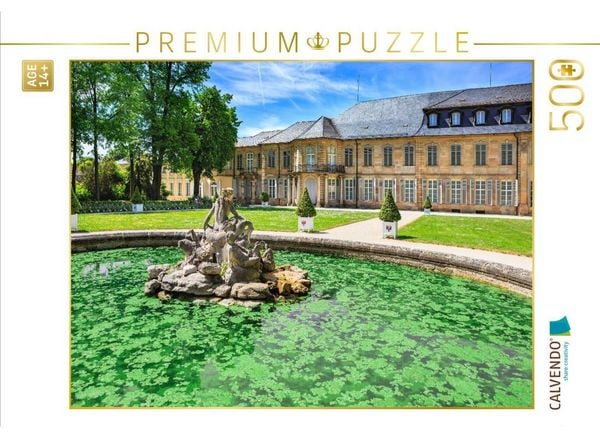 CALVENDO Puzzle Neues Schloss Bayreuth, Hofgartenseite | 500 Teile Lege-Größe 48 × 36 cm Foto-Puzzle für Erwachsene