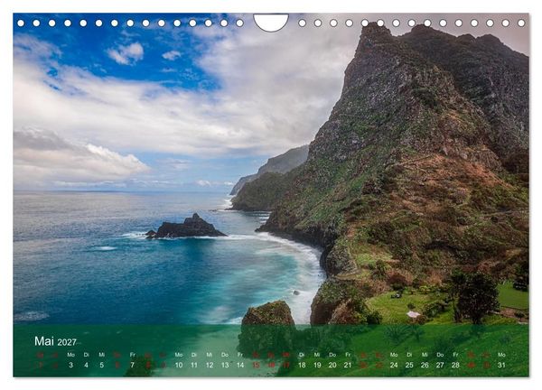 Produktbild: Madeira - Insel der Kontraste (Wandkalender 2027 DIN A4 quer), CALVENDO Monatskalender