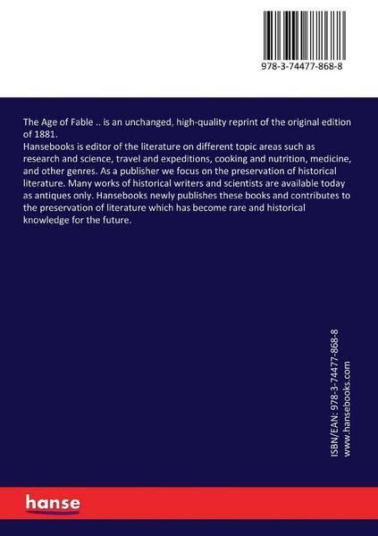 Produktbild: The Age of Fable ..