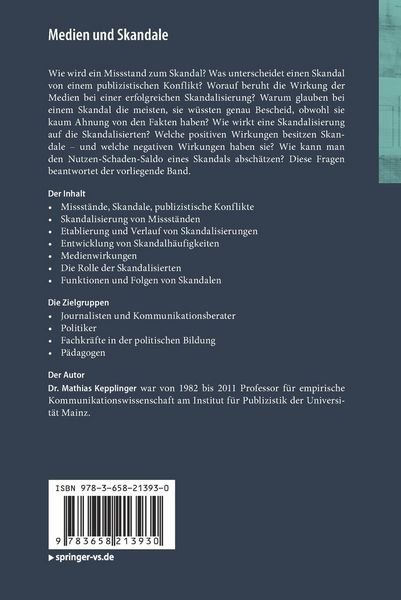 Produktbild: Medien und Skandale