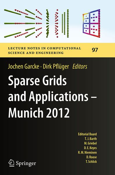Produktbild: Sparse Grids and Applications - Munich 2012