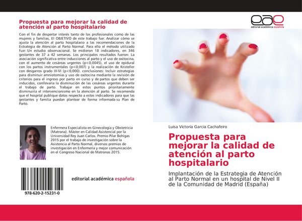 Produktbild: Propuesta para mejorar la calidad de atenci&oacute;n al parto hospitalario