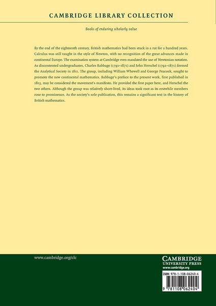 Produktbild: Memoirs of the Analytical Society