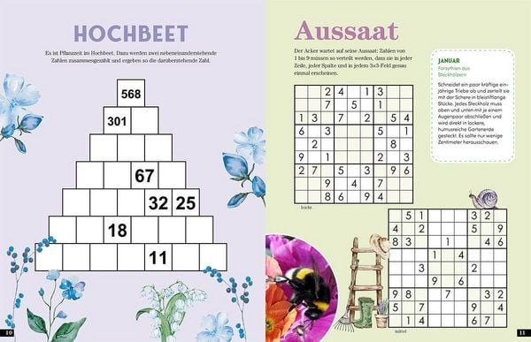 Produktbild: Das Garten-R&auml;tselbuch 2 &ndash; Mit Profi-Tipps von &bdquo;Wir sind Garten&ldquo;