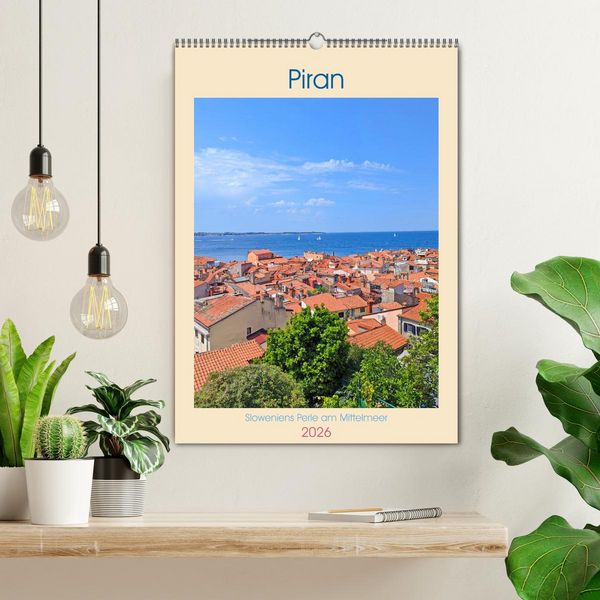 Produktbild: Piran, Sloweniens Perle am Mittelmeer (Wandkalender 2026 DIN A2 hoch), CALVENDO Monatskalender