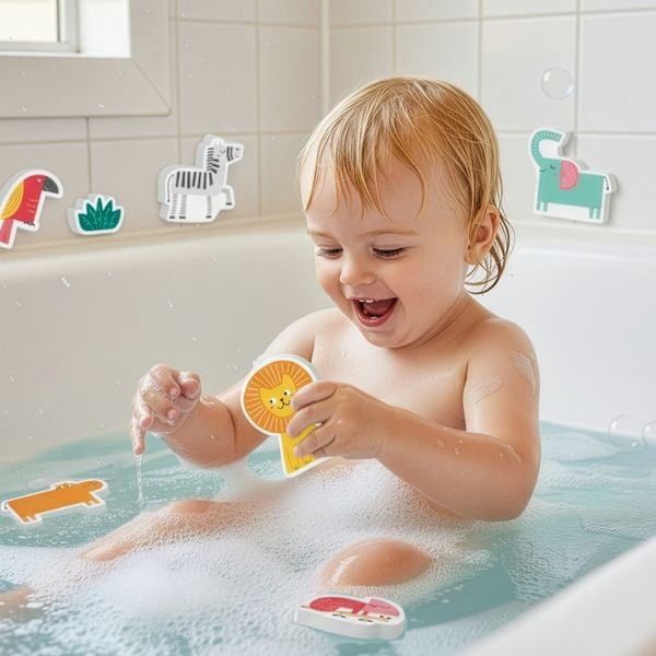 Produktbild: SES CREATIVE Badewannen Safari Tiere 14 St&uuml;ck