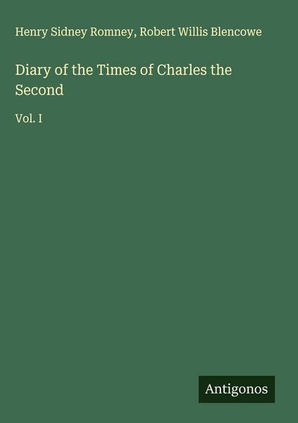 Produktbild: Diary of the Times of Charles the Second