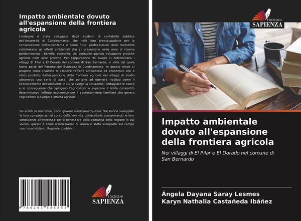 Produktbild: Impatto ambientale dovuto all'espansione della frontiera agricola