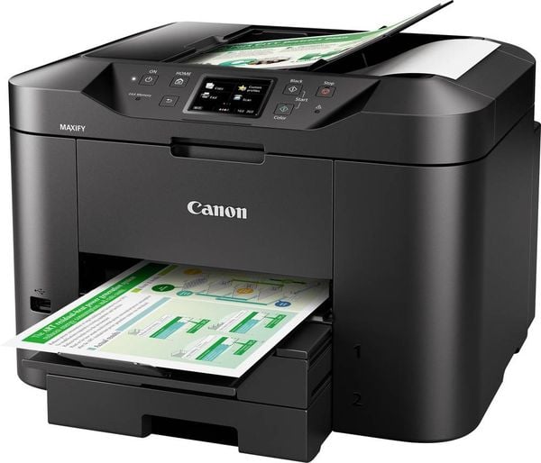 Canon MAXIFY MB2750 Multifunktionsdrucker Tintenstrahl Farbe A4 Drucker, Scanner, Kopierer, Fax LAN, WLAN, Duplex, ADF