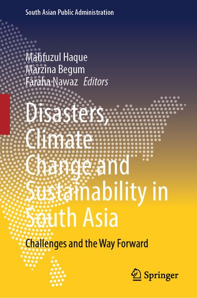 Produktbild: Disasters, Climate Change and Sustainability in South Asia