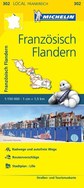 Michelin Französisch Flandern, Karte von , Michelin, 9782067209916