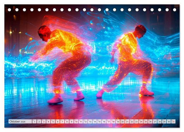 Produktbild: BREAKING Cooler Tanz und krasse Moves (Tischkalender 2026 DIN A5 quer), CALVENDO Monatskalender
