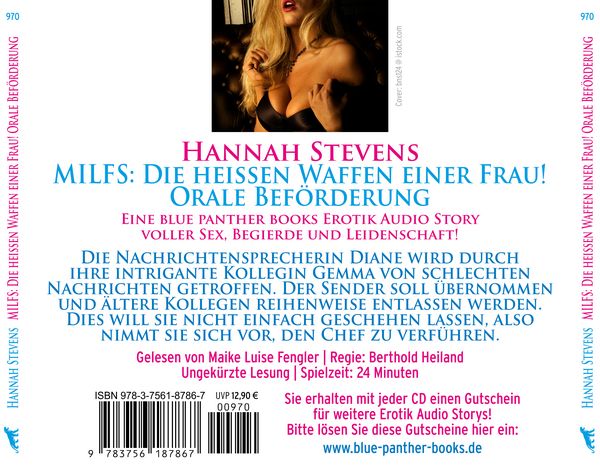 Produktbild: MILFS: Die hei&szlig;en Waffen einer Frau! Orale Bef&ouml;rderung | Erotik Audio Story | Erotisches H&ouml;rbuch Audio-CD