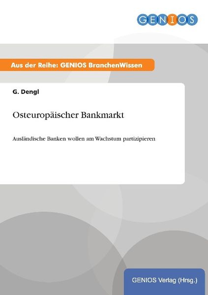 Produktbild: Osteurop&auml;ischer Bankmarkt