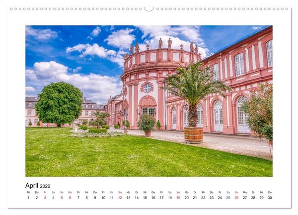 Produktbild: Wiesbaden Kurstadt mit Charme und Flair (Wandkalender 2026 DIN A2 quer), CALVENDO Monatskalender