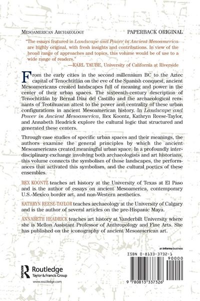 Produktbild: Landscape And Power In Ancient Mesoamerica