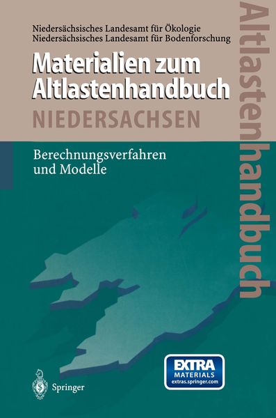 Produktbild: Altlastenhandbuch des Landes Niedersachsen Materialienband