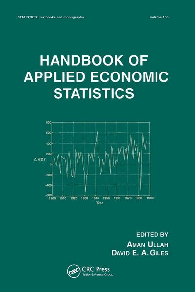Produktbild: Handbook of Applied Economic Statistics
