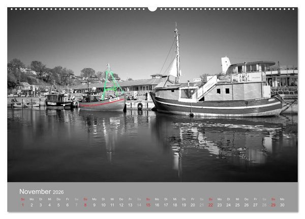 Produktbild: H&auml;fen der Ostsee (hochwertiger Premium Wandkalender 2026 DIN A2 quer), Kunstdruck in Hochglanz