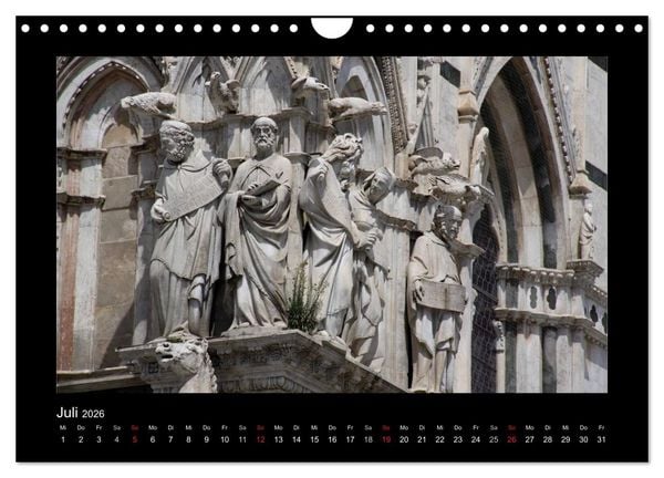 Produktbild: Siena, Perle der Toskana (Wandkalender 2026 DIN A4 quer), CALVENDO Monatskalender