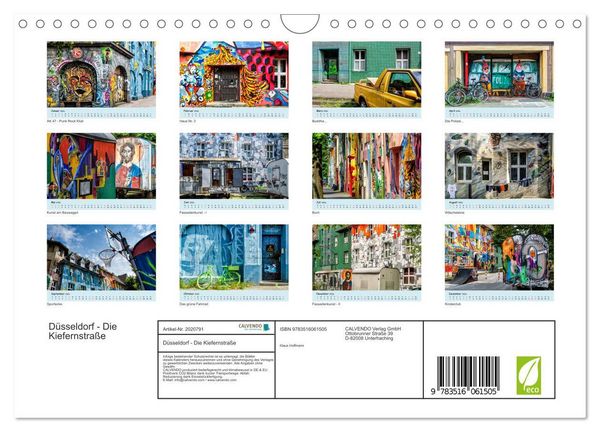 Produktbild: D&uuml;sseldorf - Die Kiefernstra&szlig;e (Wandkalender 2026 DIN A4 quer), CALVENDO Monatskalender