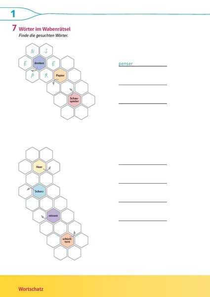 Produktbild: D&eacute;couvertes 2 jaune/bleue - &Uuml;bungsblock 2. Lernjahr