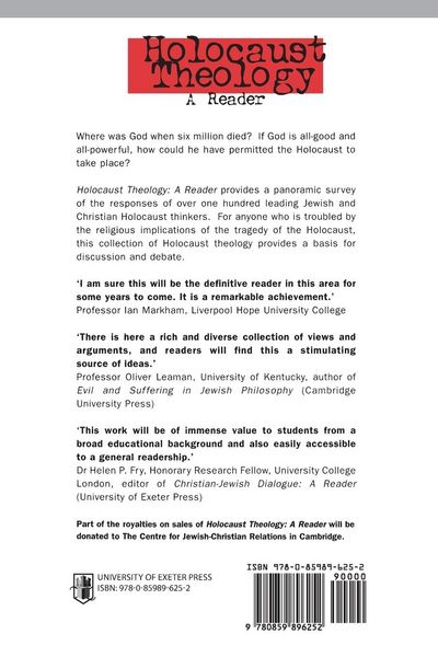 Produktbild: Holocaust Theology
