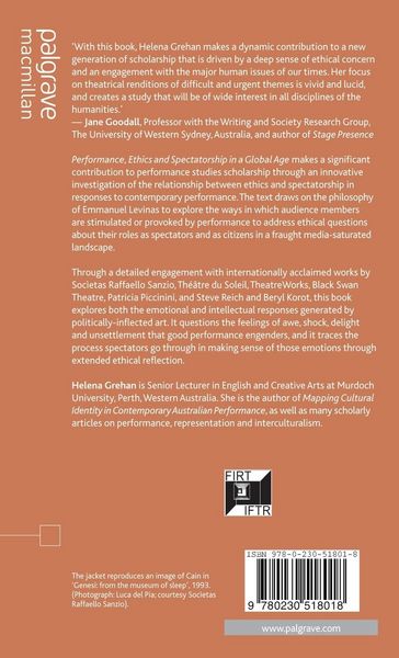 Produktbild: Performance, Ethics and Spectatorship in a Global Age