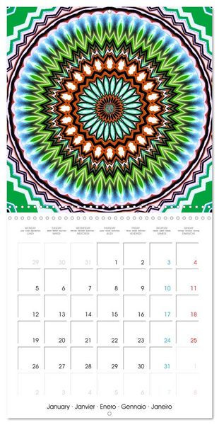 Produktbild: Invitation au voyage introspectif (Calendrier mural carr&eacute; 2026 30x30 cm) Calendrier double avec une page pour vos prises de notes