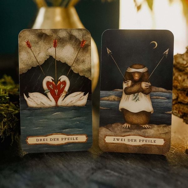 Produktbild: Woodland Wardens Tarot - Set mit Booklet u. 78 Karten