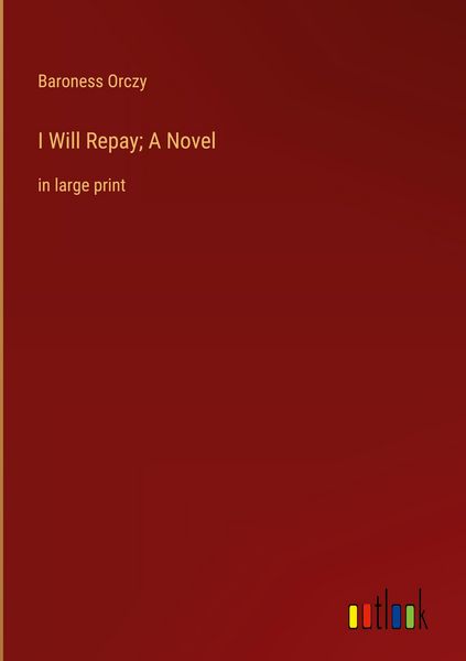 Produktbild: I Will Repay; A Novel