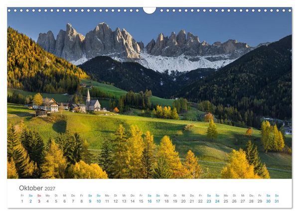 Produktbild: Alpen im Licht (Wandkalender 2027 DIN A3 quer), CALVENDO Monatskalender