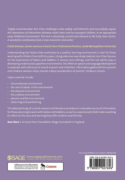 Produktbild: Creating a Learning Environment for Babies and Toddlers
