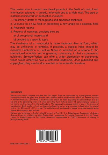 Produktbild: Higher Order Necessary Conditions in Optimal Control Theory