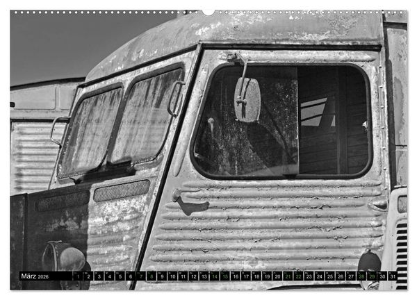 Produktbild: Citro&euml;n HY eine Legende in Schwarzwei&szlig; (Wandkalender 2026 DIN A2 quer), CALVENDO Monatskalender