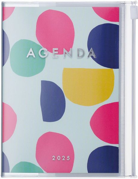 MARK'S 2024/2025 Taschenkalender A6 vertikal, Dots // Mint